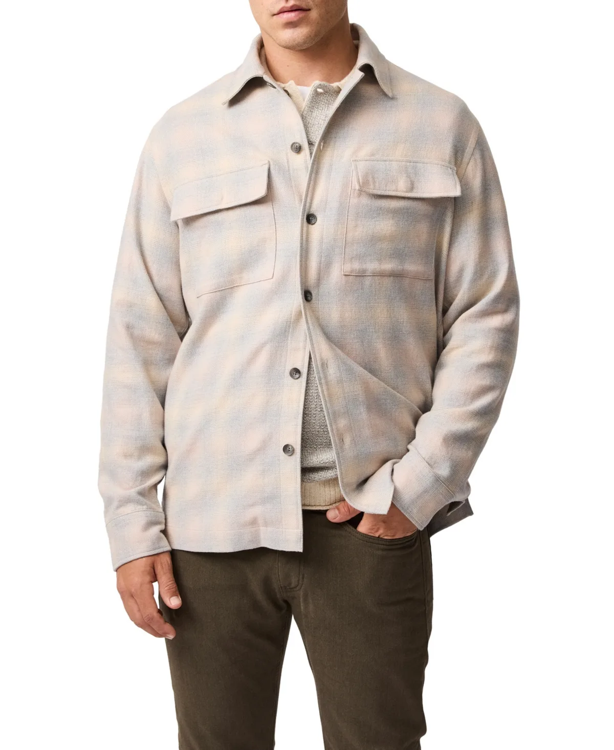 Grey Town Long Sleeve Shirt by Rodd & Gunn