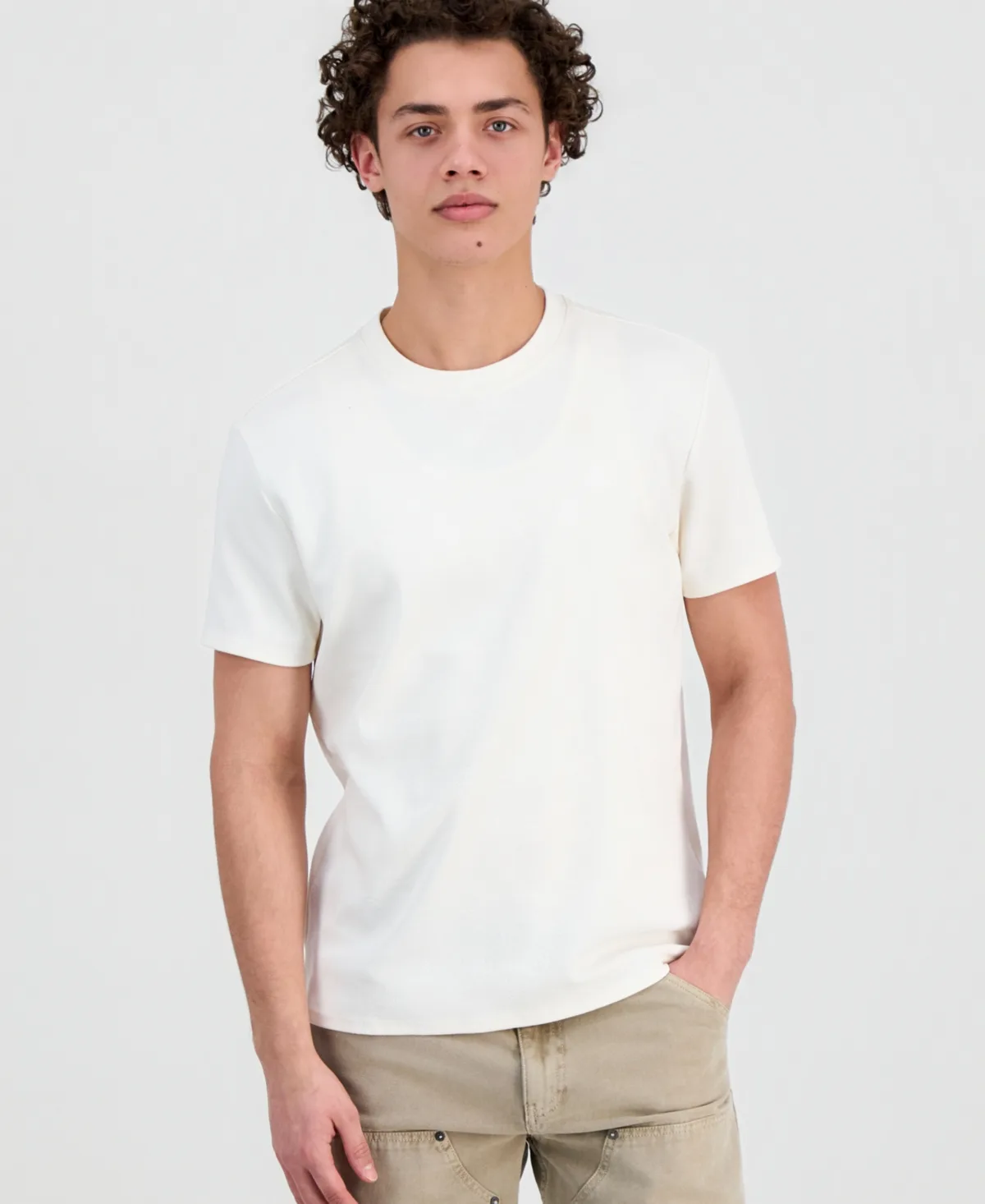 Nico Embossed Knit T-Shirt by Guess