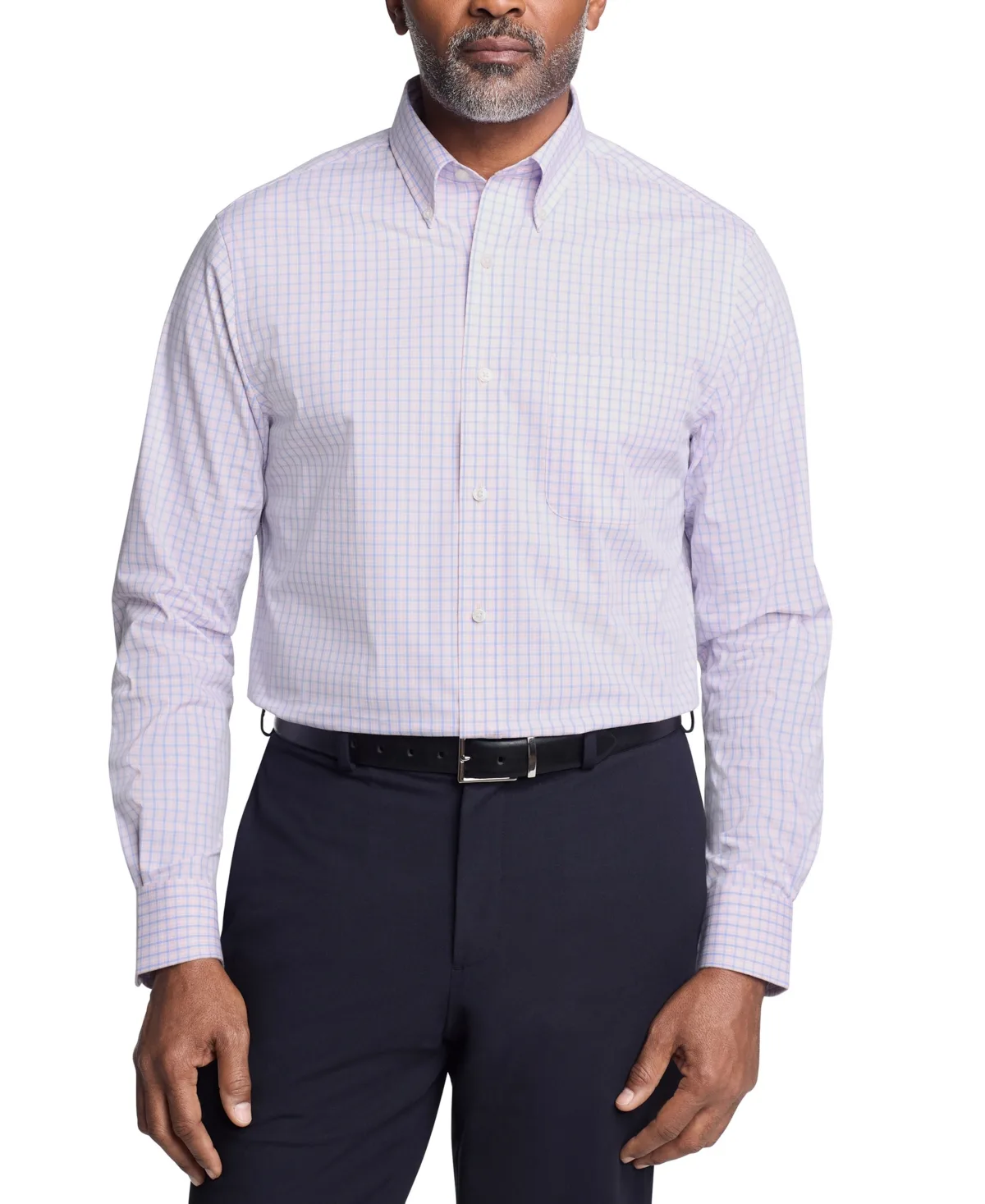 Regular Fit Wrinkle Resistant Stretch Dress Shirt by Tommy Hilfiger