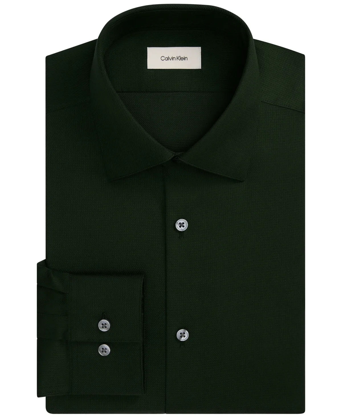 Performance Wrinkle Free Slim-Fit Spread-Collar Dress Shirt by Calvin Klein