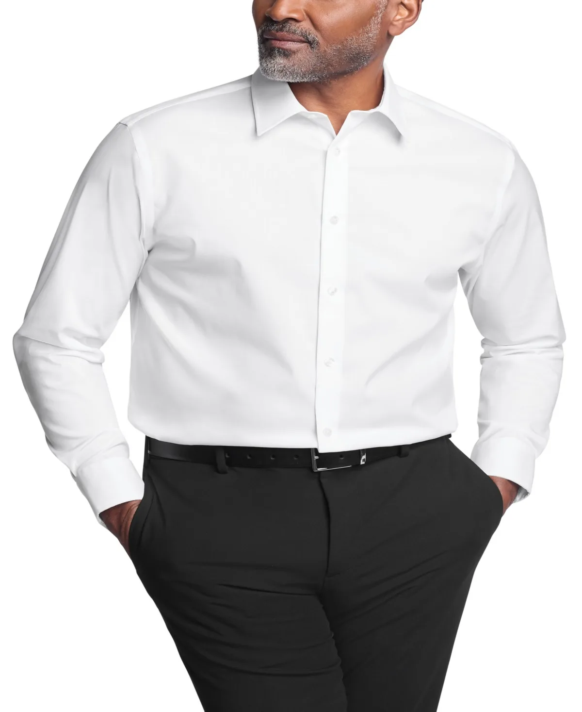 Stretch Regular Fit Dress Shirt by Calvin Klein