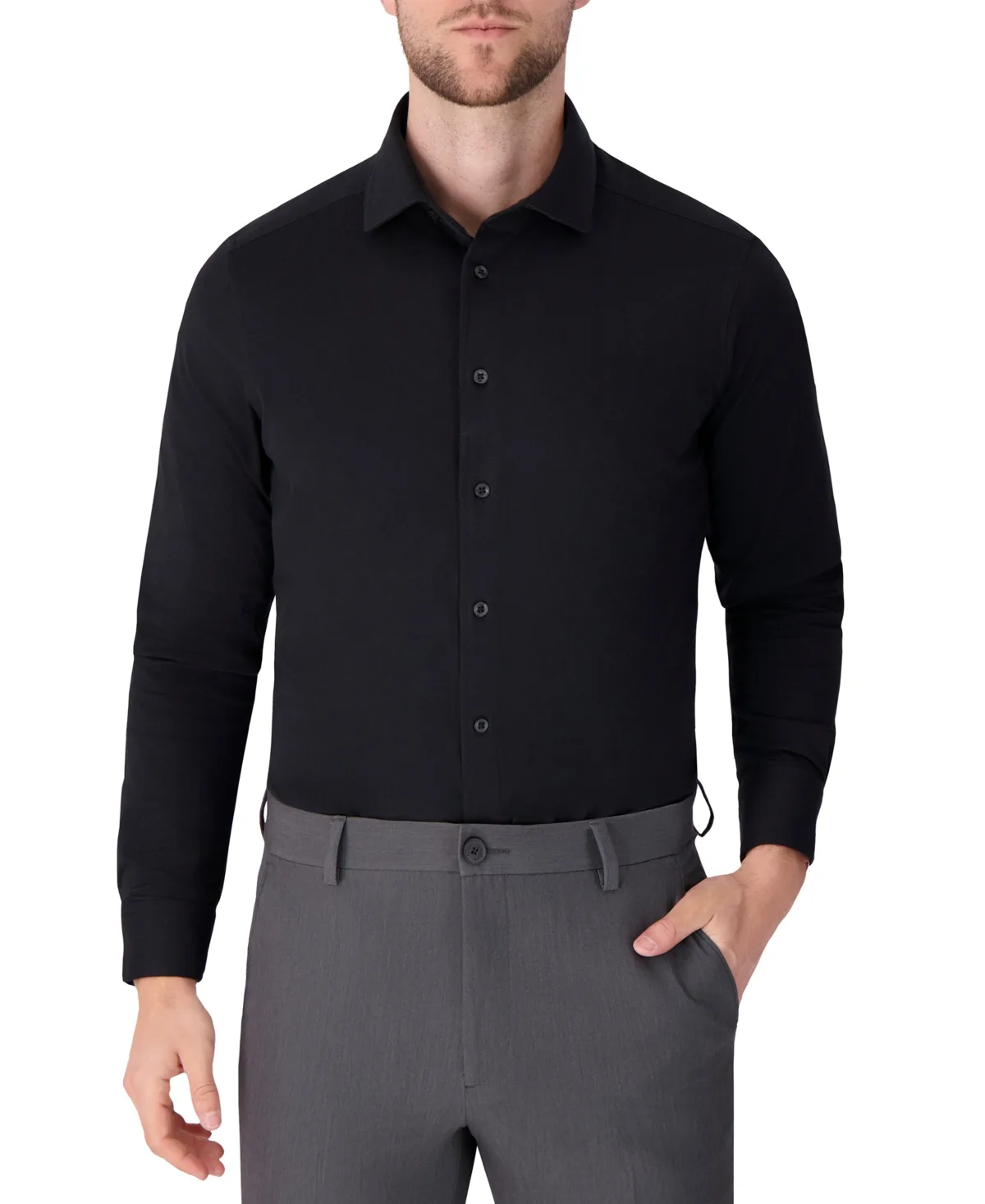 Mitered Cuffs Dress Shirt by Victor Emmanuel