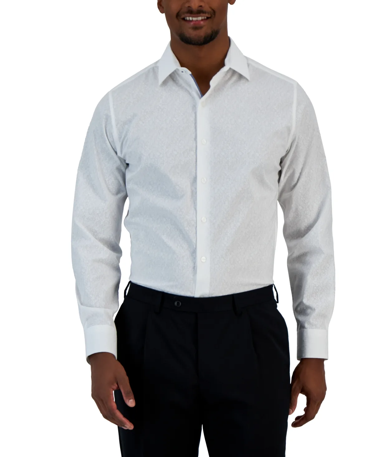 Slim Fit Vine Print Dress Shirt by Bar Iii