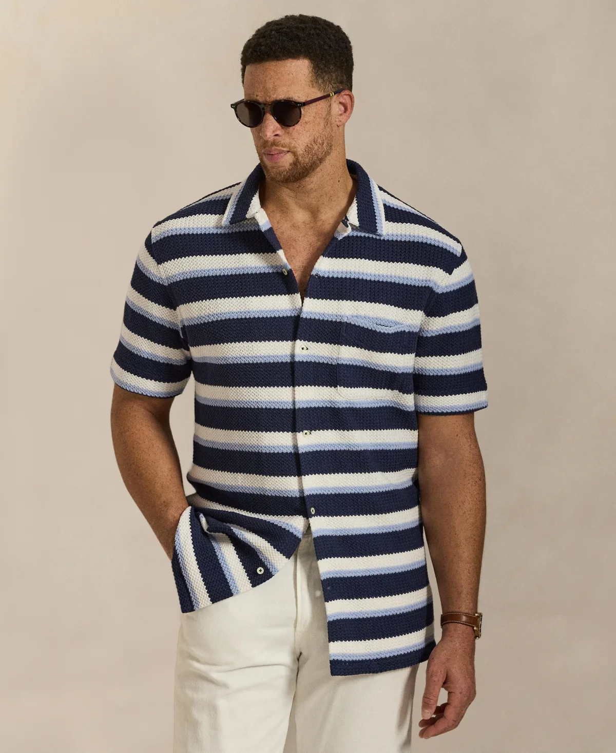 Striped Camp Shirt by Polo Ralph Lauren