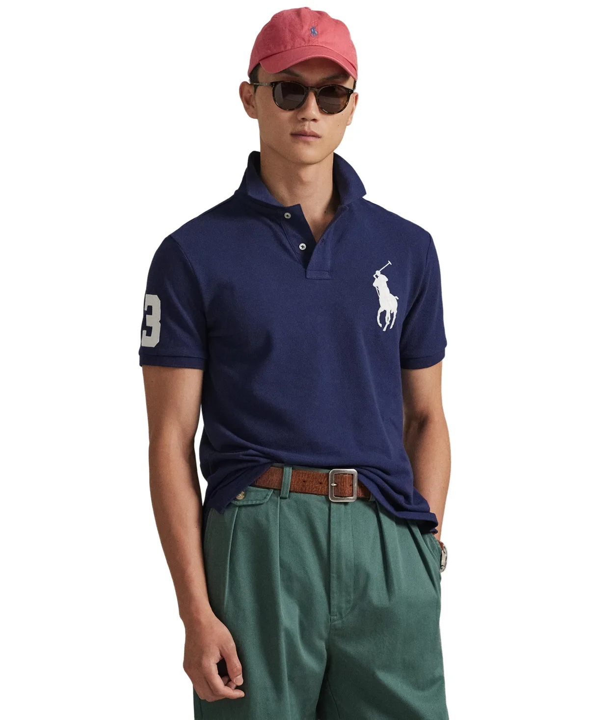 Big Pony Custom Slim Fit Mesh Polo