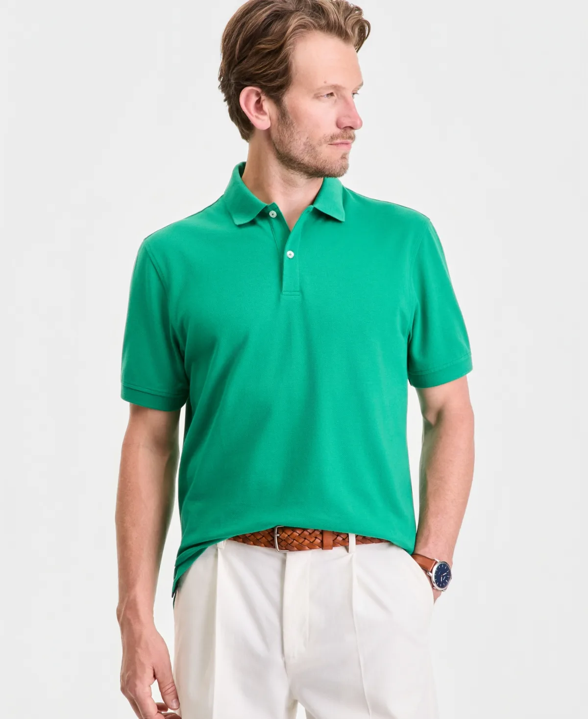 Classic Fit Performance Stretch Polo by Club Room