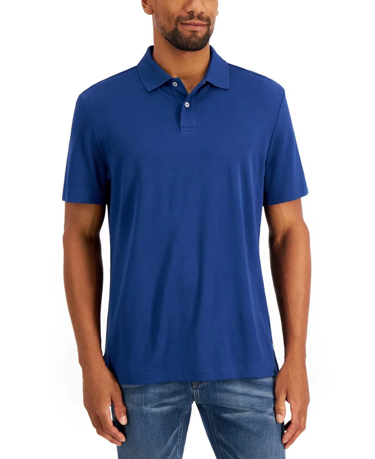 Regular-Fit Solid Supima Blend Cotton Polo Shirt by Alfani