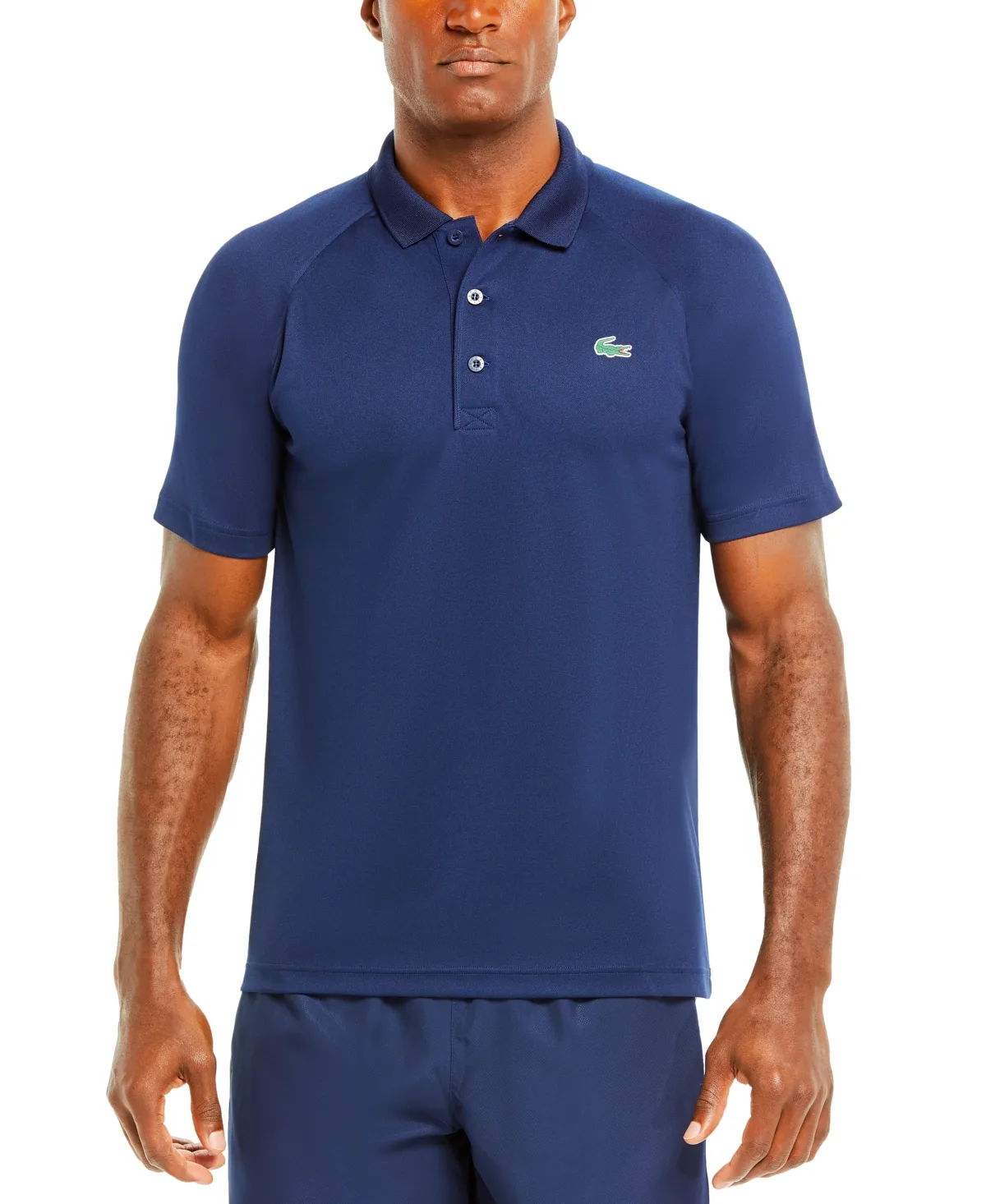 Breathable Run-Resistant Interlock Polo Shirt by Lacoste