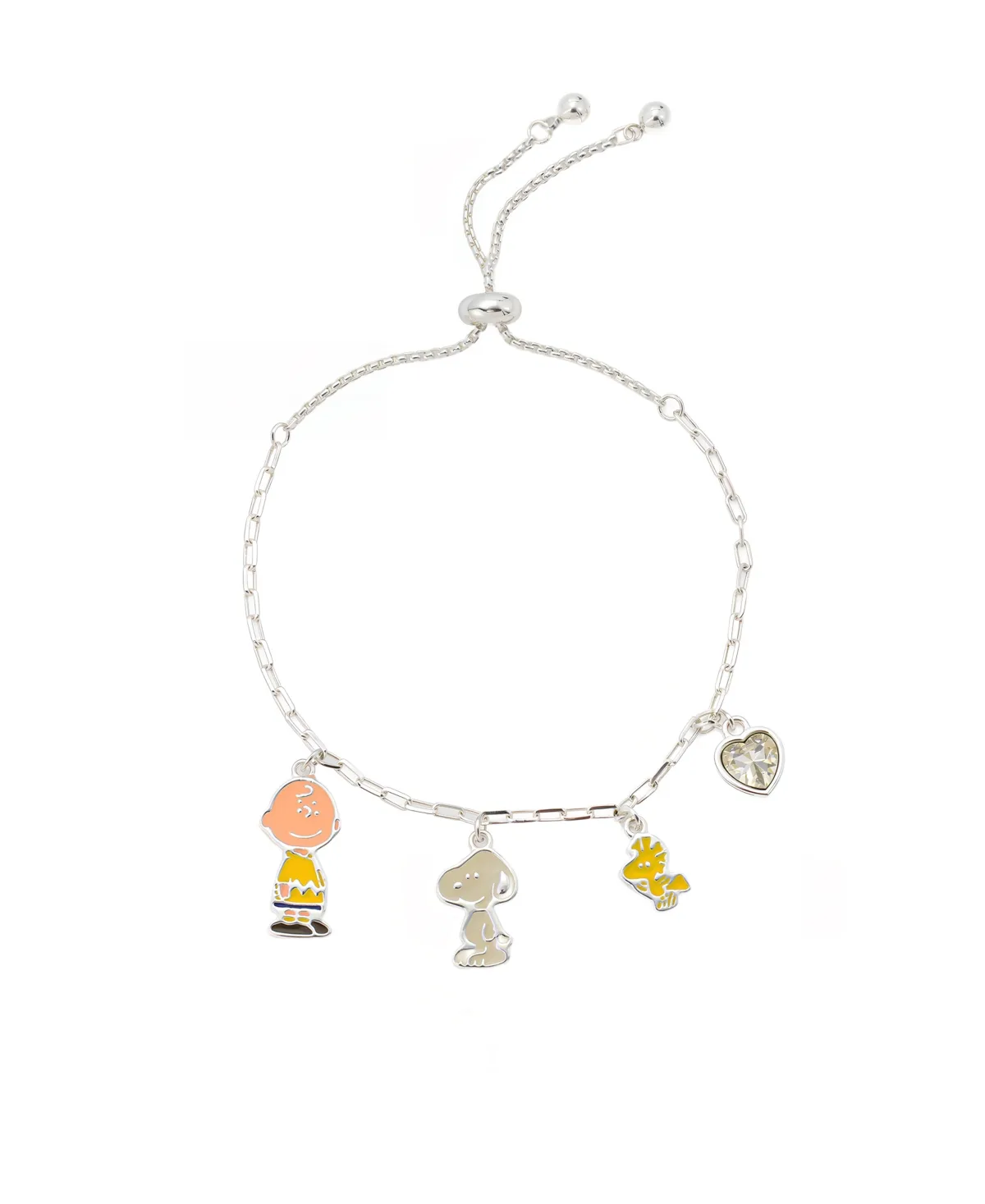 Peanuts Adjustable Bolo Charm Bracelet by Disney
