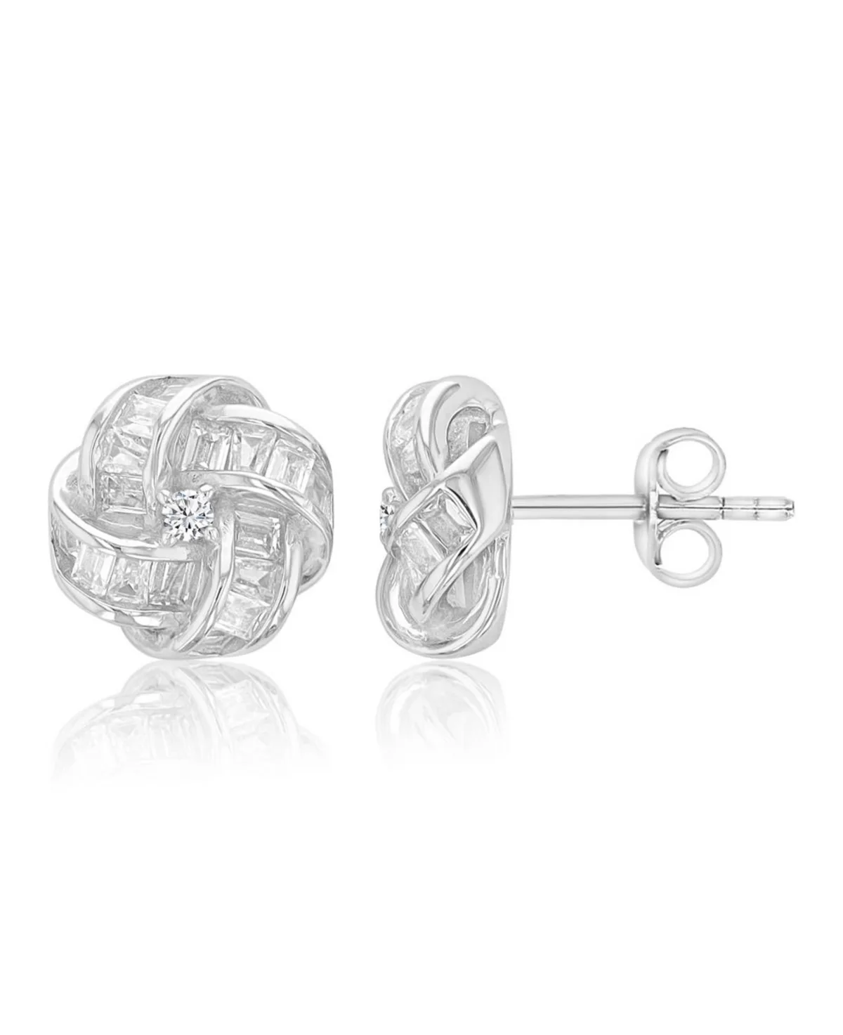 Crystal Love Knot Earrings by Macy's