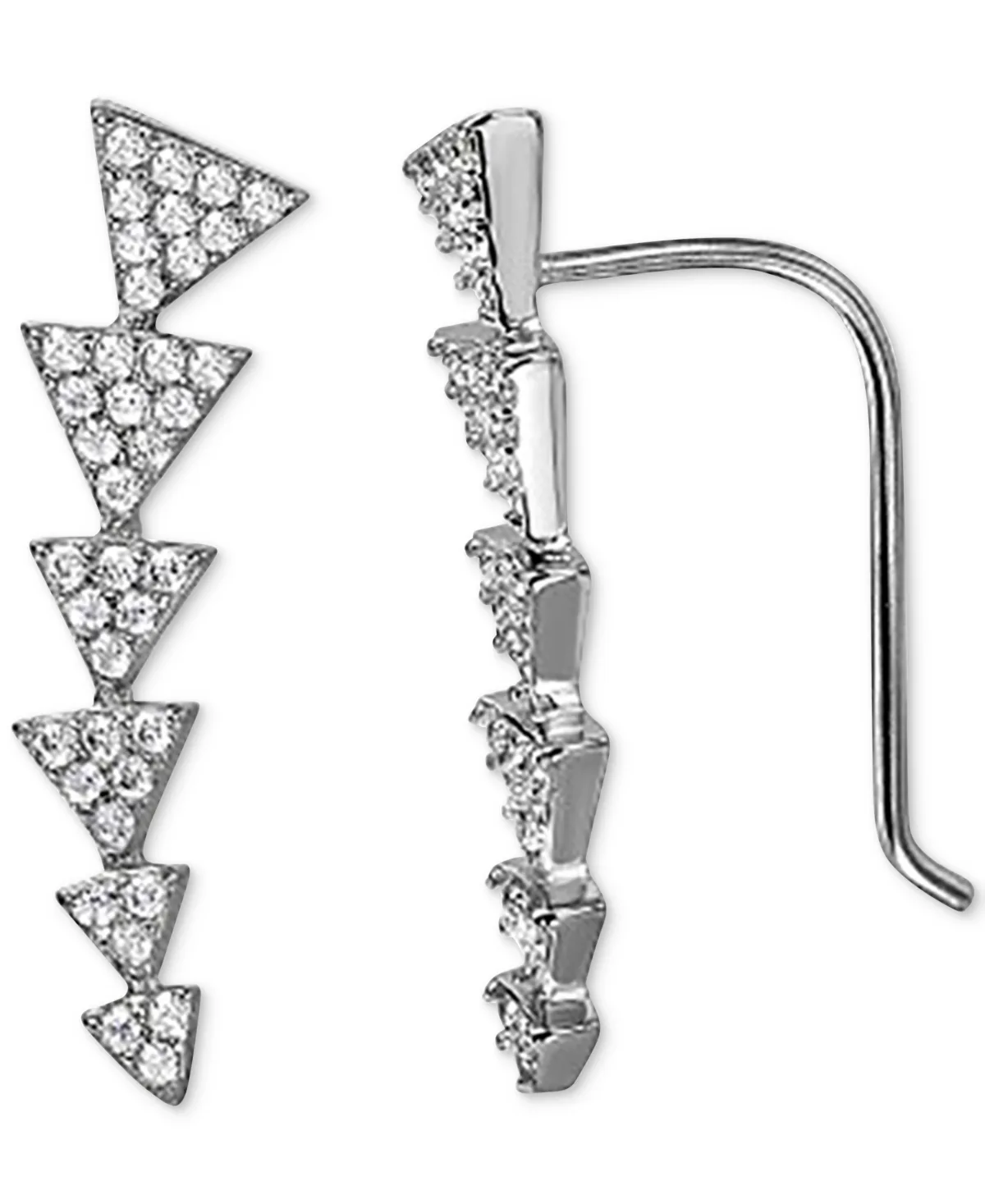 Arrow Ear Climber Earrings by Adornia