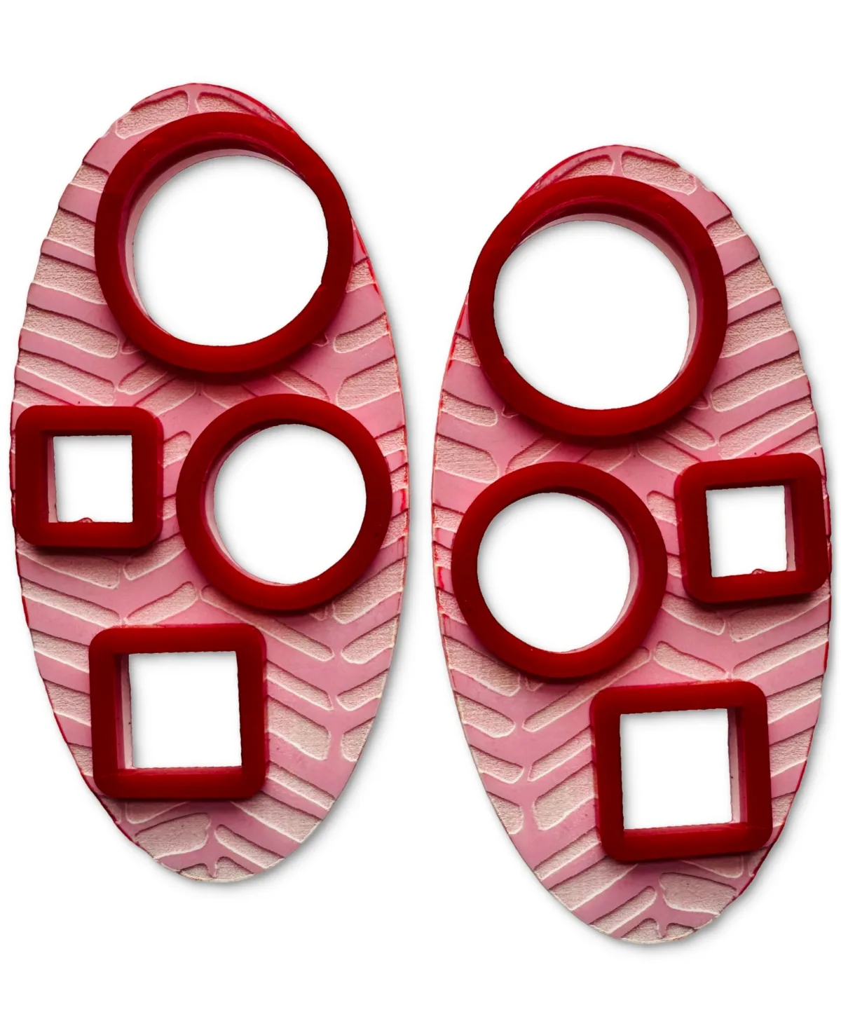 Willow Stud Shapes Earrings by Swanky Designs