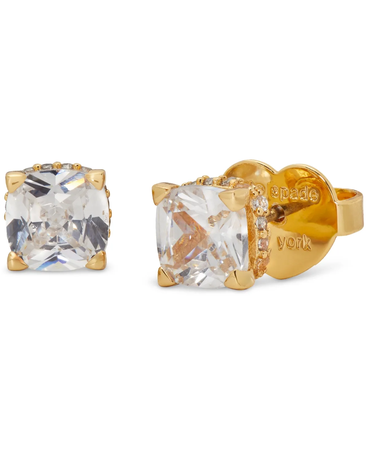 Cubic Zirconia Square Stud Earrings by Kate Spade New York