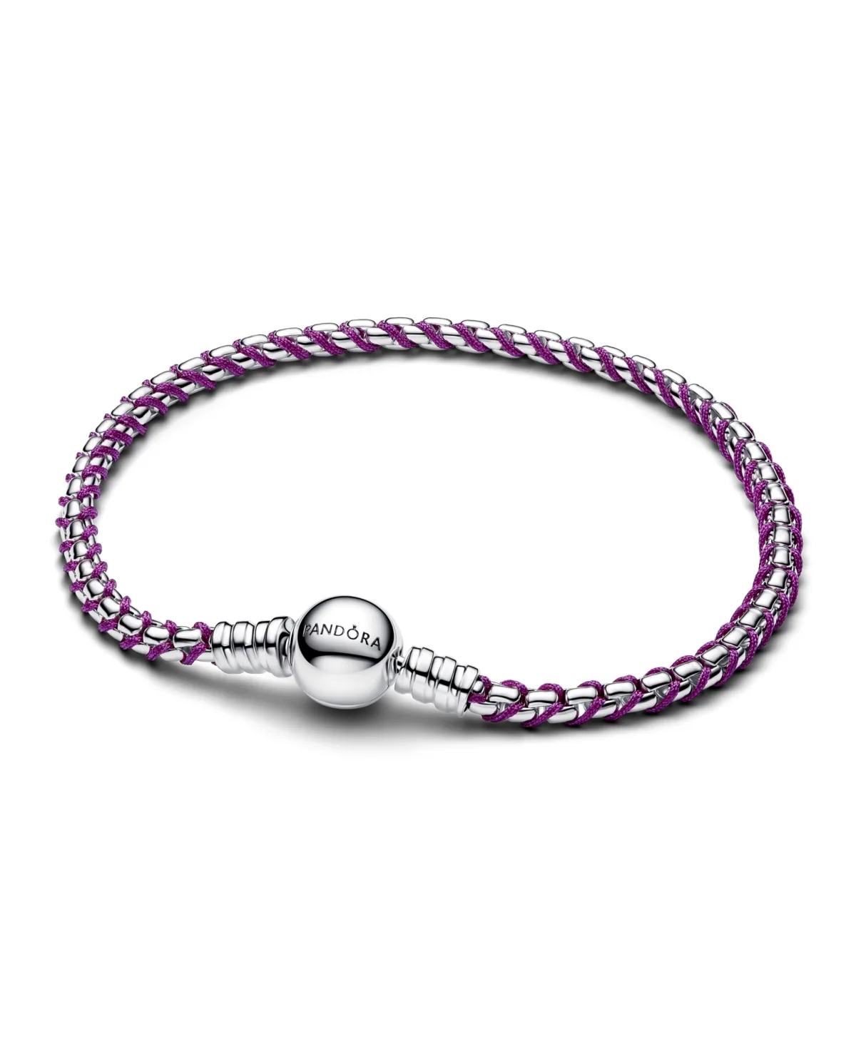 Black Cord Box Chain Bracelet
