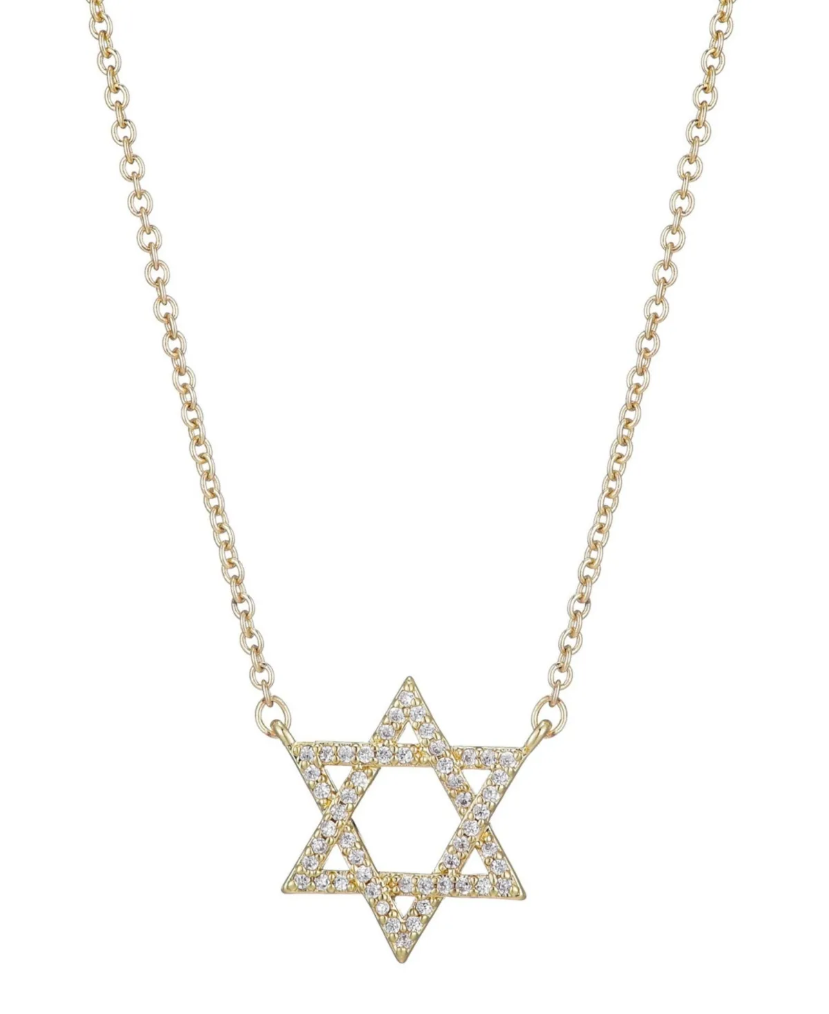 Cz Star of David Necklace by Adornia