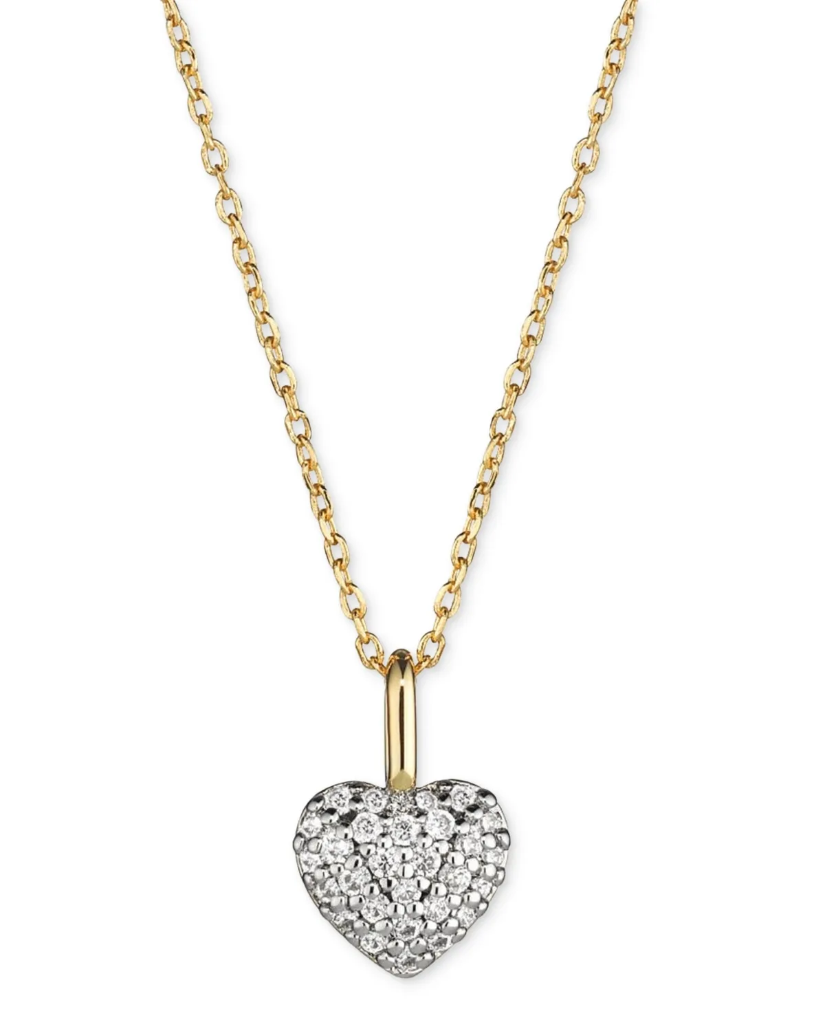 Ellery Gold-Plated Heart Necklace by Ana Luisa