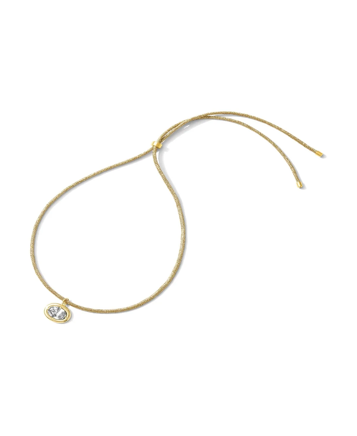 Adjustable Sliding Cord Color Paired Necklace by Alv Jewels