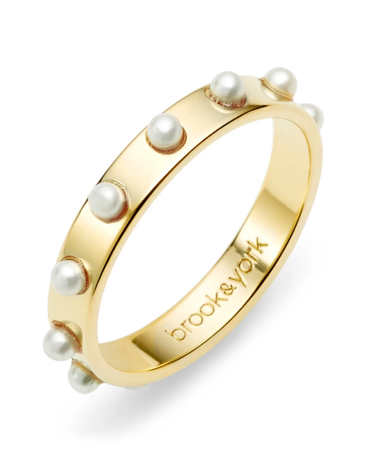 Holly Imitation Pearl Ring by Brook & York
