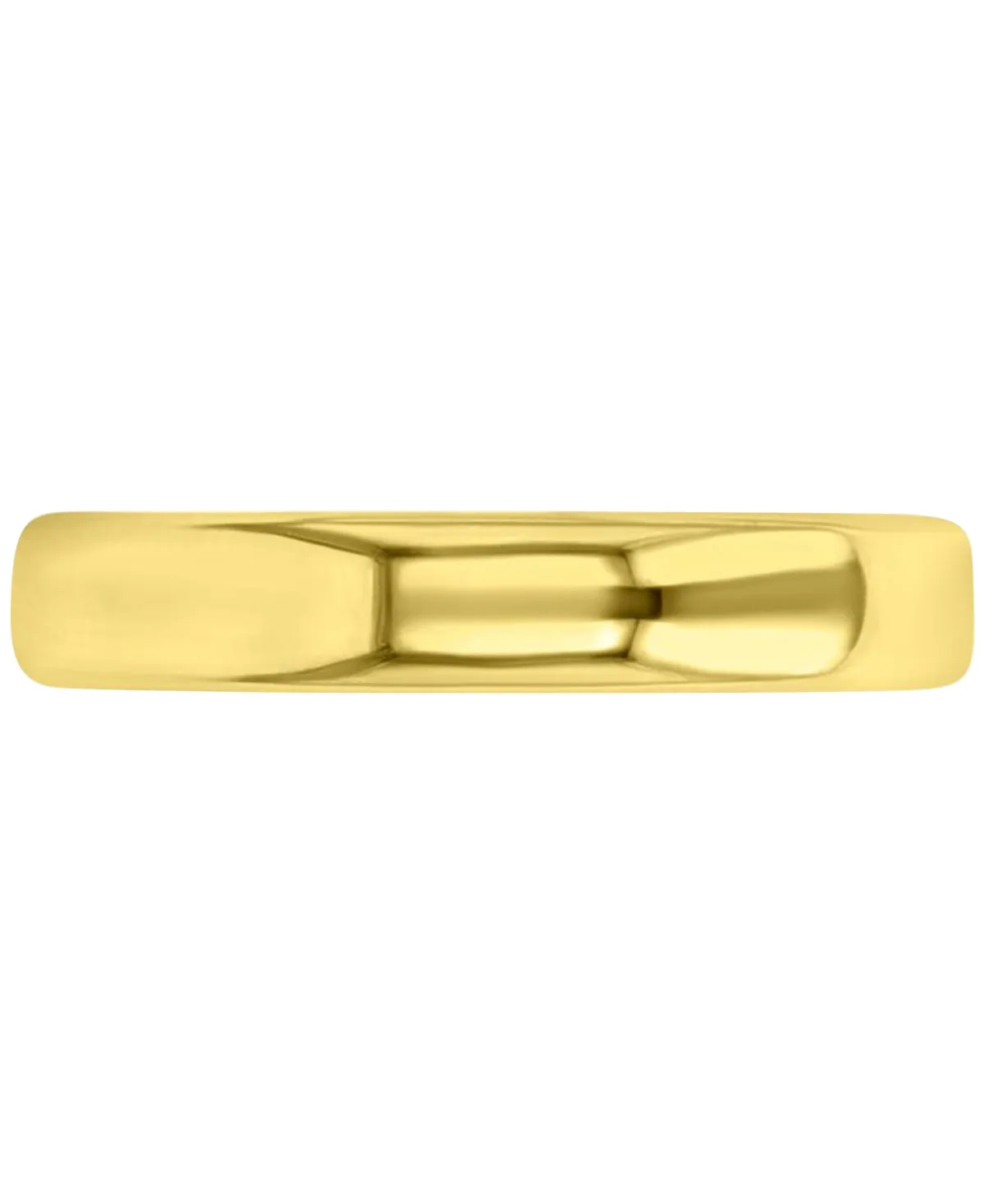 Polished Finish Dome Comfort Fit Narrow Stack Band by Macy's
