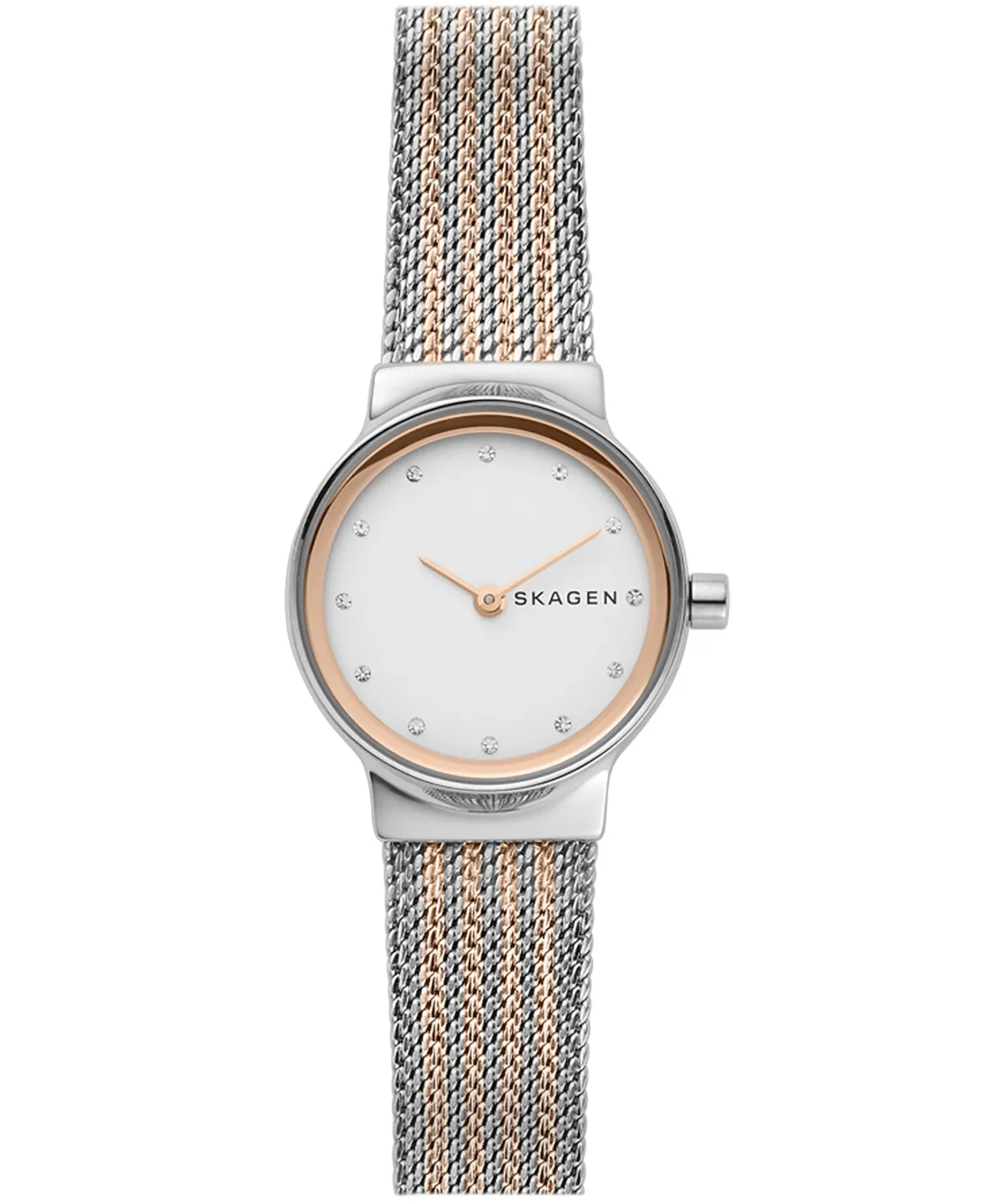 Freja Two-Tone Stainless Steel Mesh Bracelet Watch 26mm by Skagen