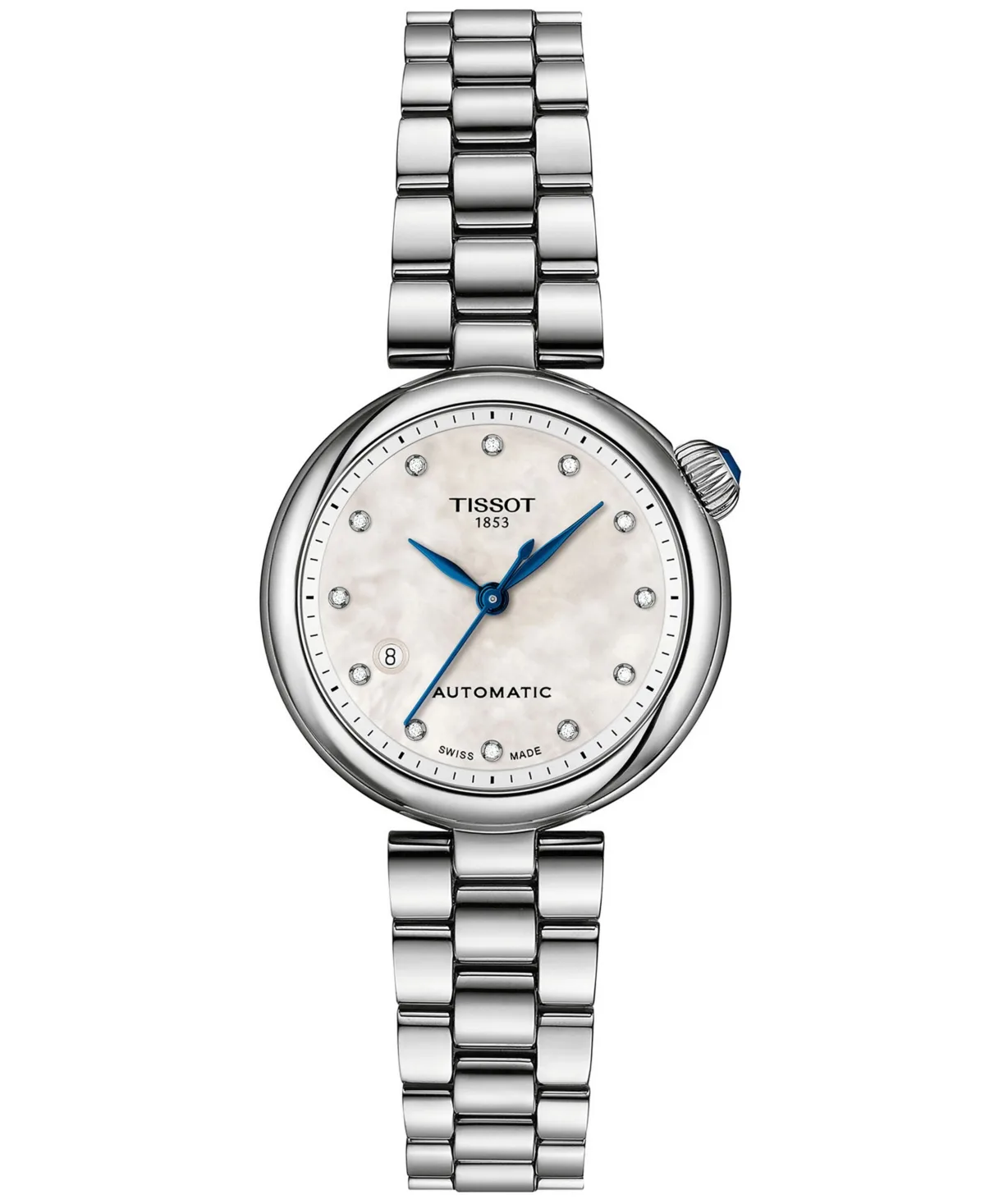Desir Automatic Silver-Tone Stainless Steel Bracelet Watch 28mm