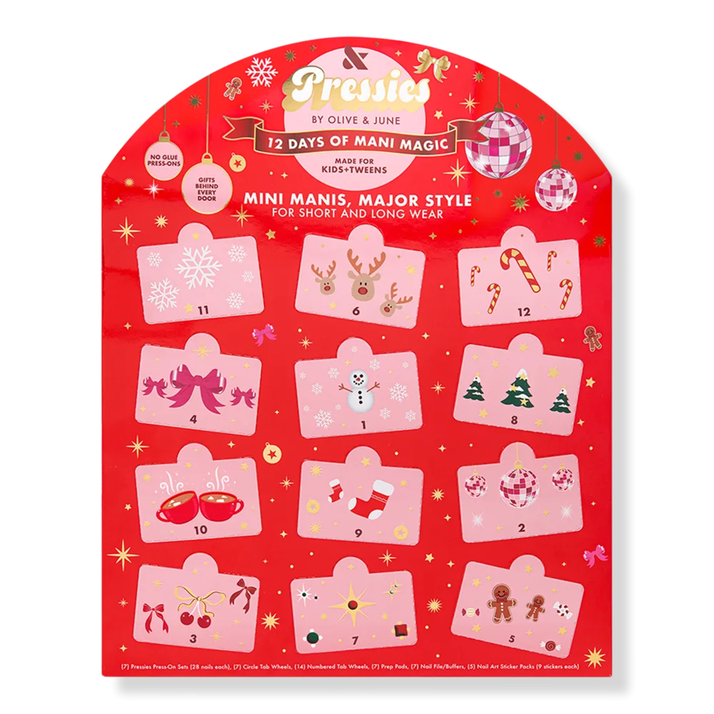 12 Days of Mani Magic Advent Calendar by Olive & June