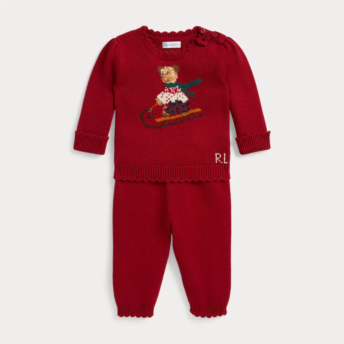 Polo Bear Jumper & Trousers by Ralph Lauren