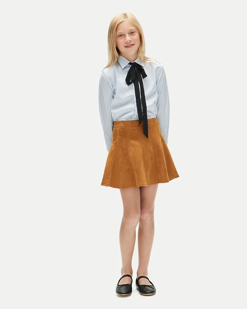 Picture Day Skirt in Faux Suede by J.Crew
