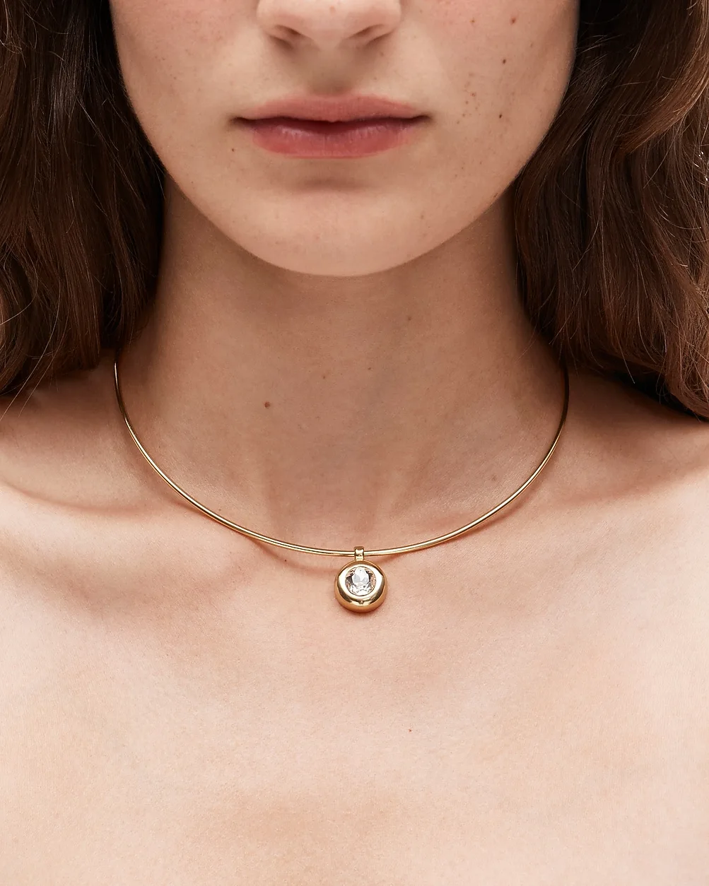 Bezel-Collar Necklace by J.Crew