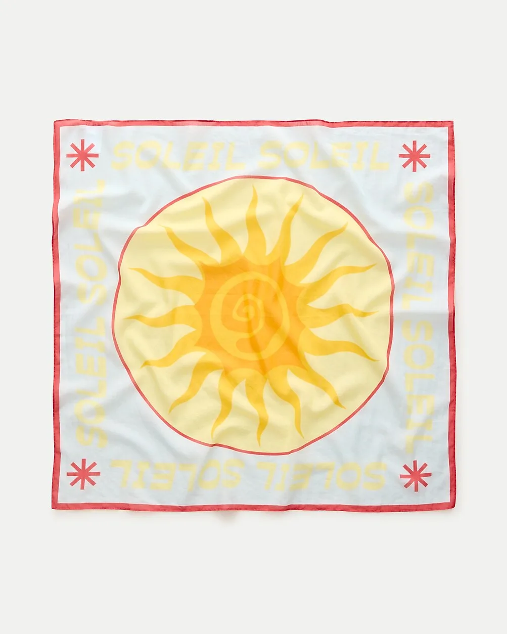 Large Printed Cotton Scarf by J.Crew