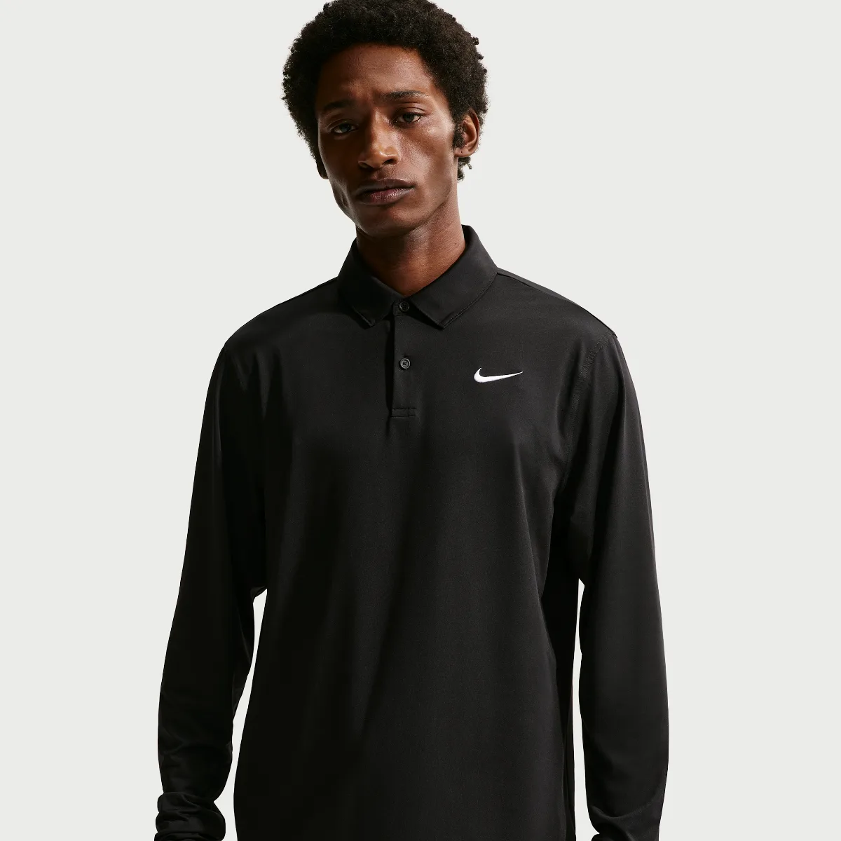 Velocity Dri-FIT Long-Sleeve Chest Logo Golf Polo by Nike