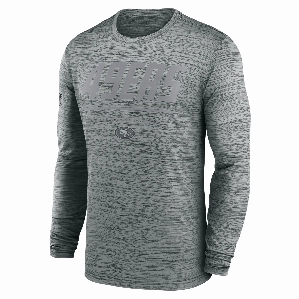 San Francisco 49ers Sideline Team Issue Velocity Dri-FIT NFL Long-Sleeve T-Shirt by Nike