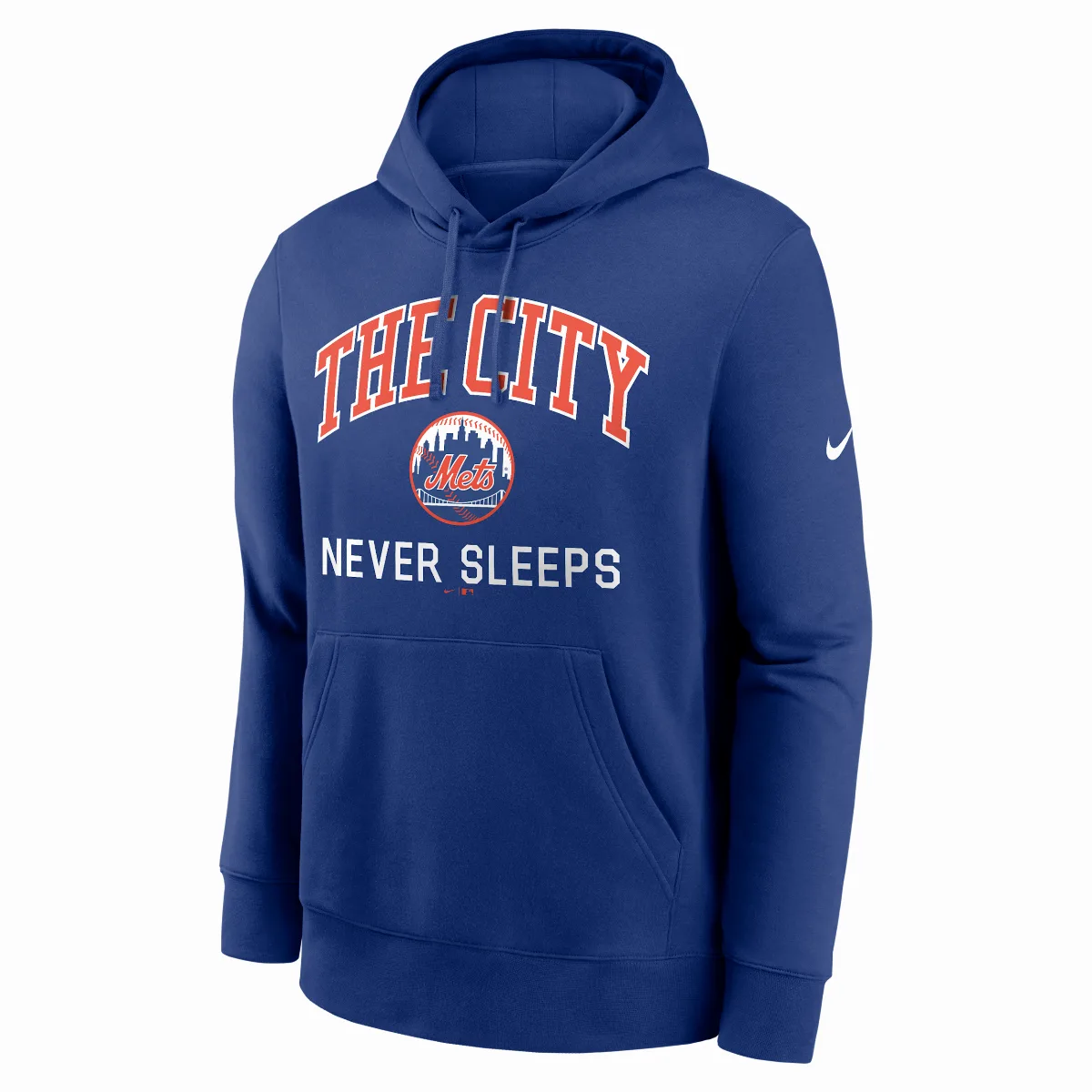 New York Mets the City Never Sleeps Club MLB Pullover Hoodie by Nike
