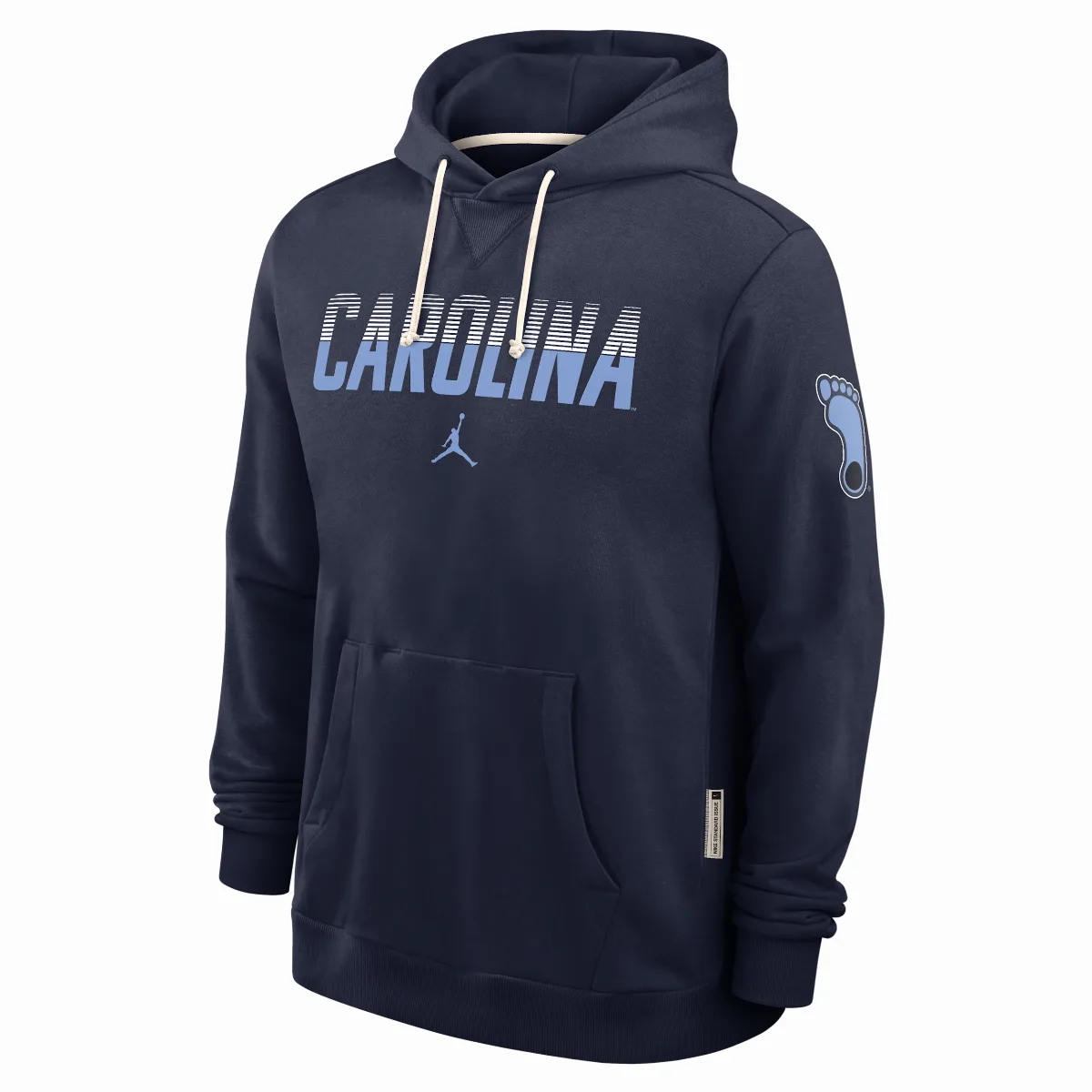 North Carolina Sideline Standard Issue Jordan Brand Dri-FIT College Pullover Hoodie by Jordan