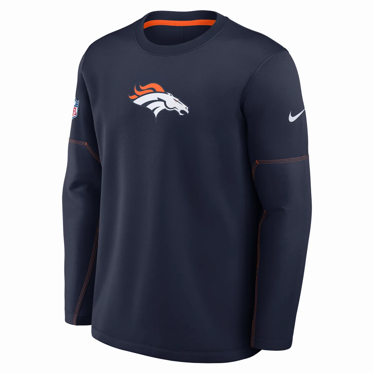 Denver Broncos Sideline Coaches Therma-FIT NFL Long-Sleeve T-Shirt