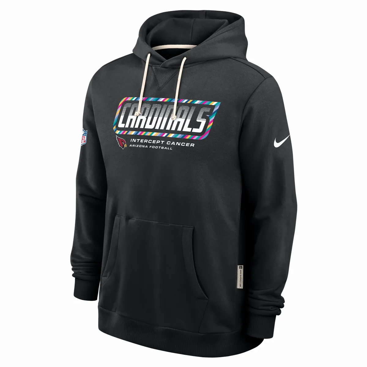 Arizona Cardinals Crucial Catch Sideline Standard Issue Dri-FIT NFL Pullover Hoodie by Nike