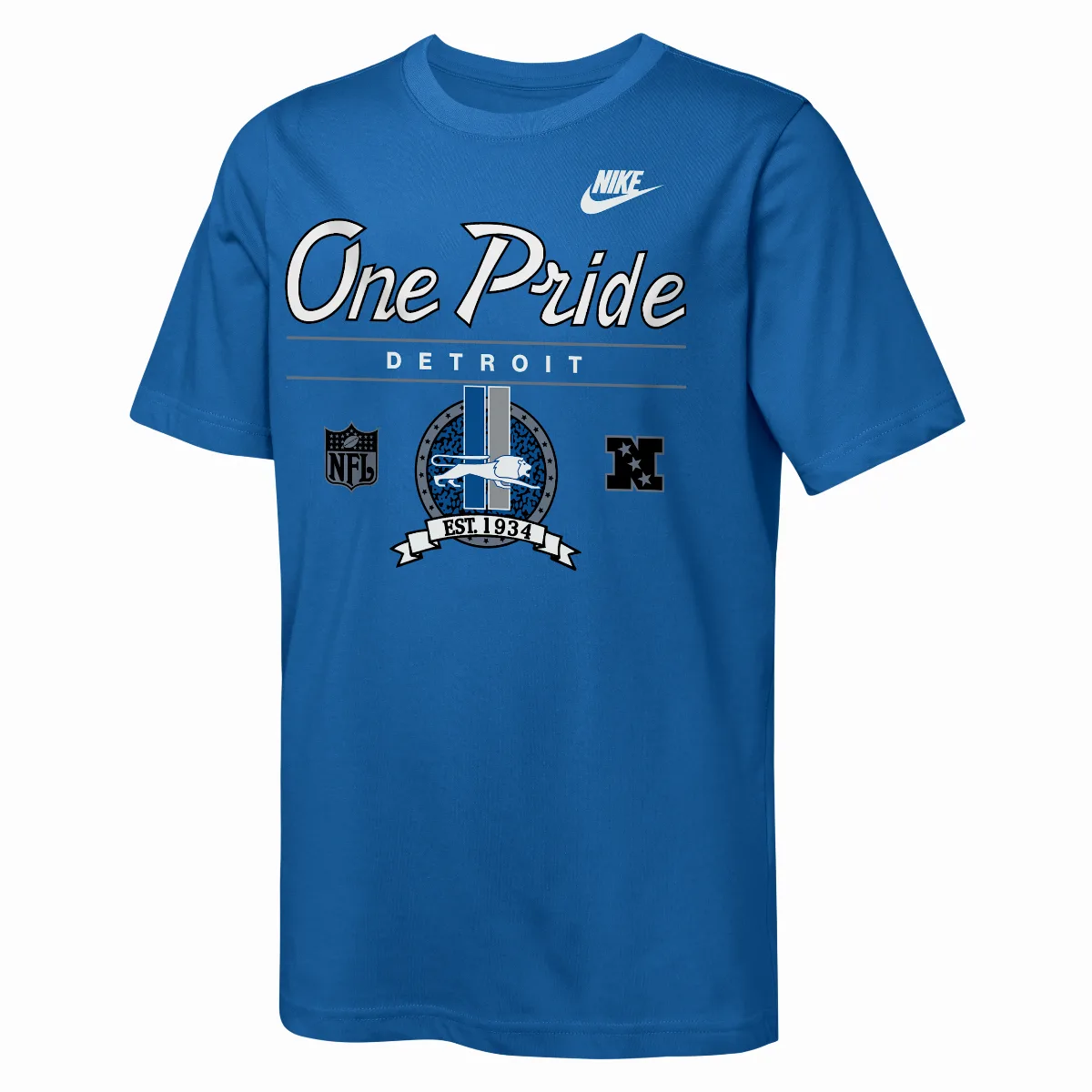 Detroit Lions Rewind Hometown Slub Dri-FIT NFL T-Shirt by Nike