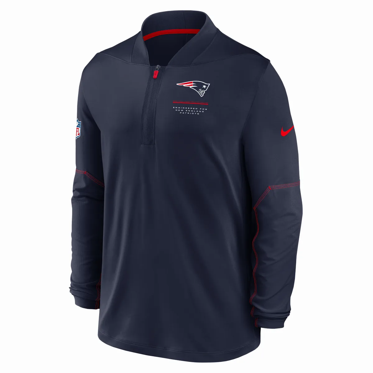 New England Patriots Sideline Dri-FIT NFL 1/2-Zip Top by Nike