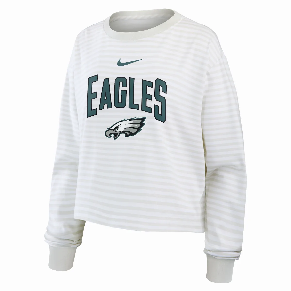 Philadelphia Eagles Primetime Cropped Long-Sleeve T-Shirt by Nike