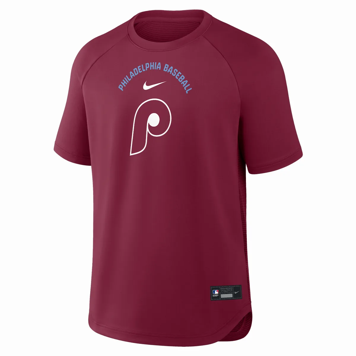 Philadelphia Phillies Authentic Collection Batting Practice Pregame Dri-FIT MLB Top