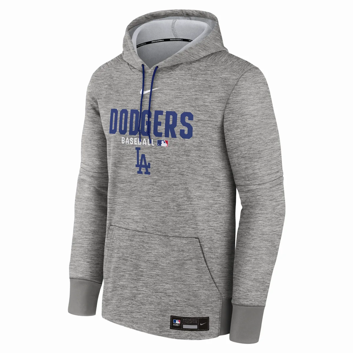 Los Angeles Dodgers Authentic Collection Therma MLB Pullover Hoodie by Nike