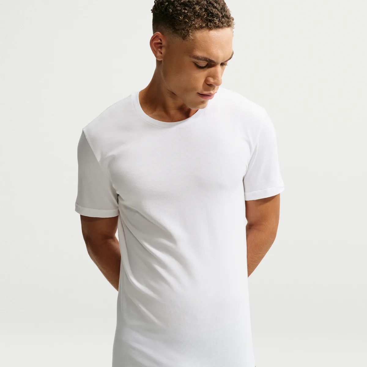 Essential Cotton Stretch Crew-Neck T-Shirts (2-Pack) by Nike