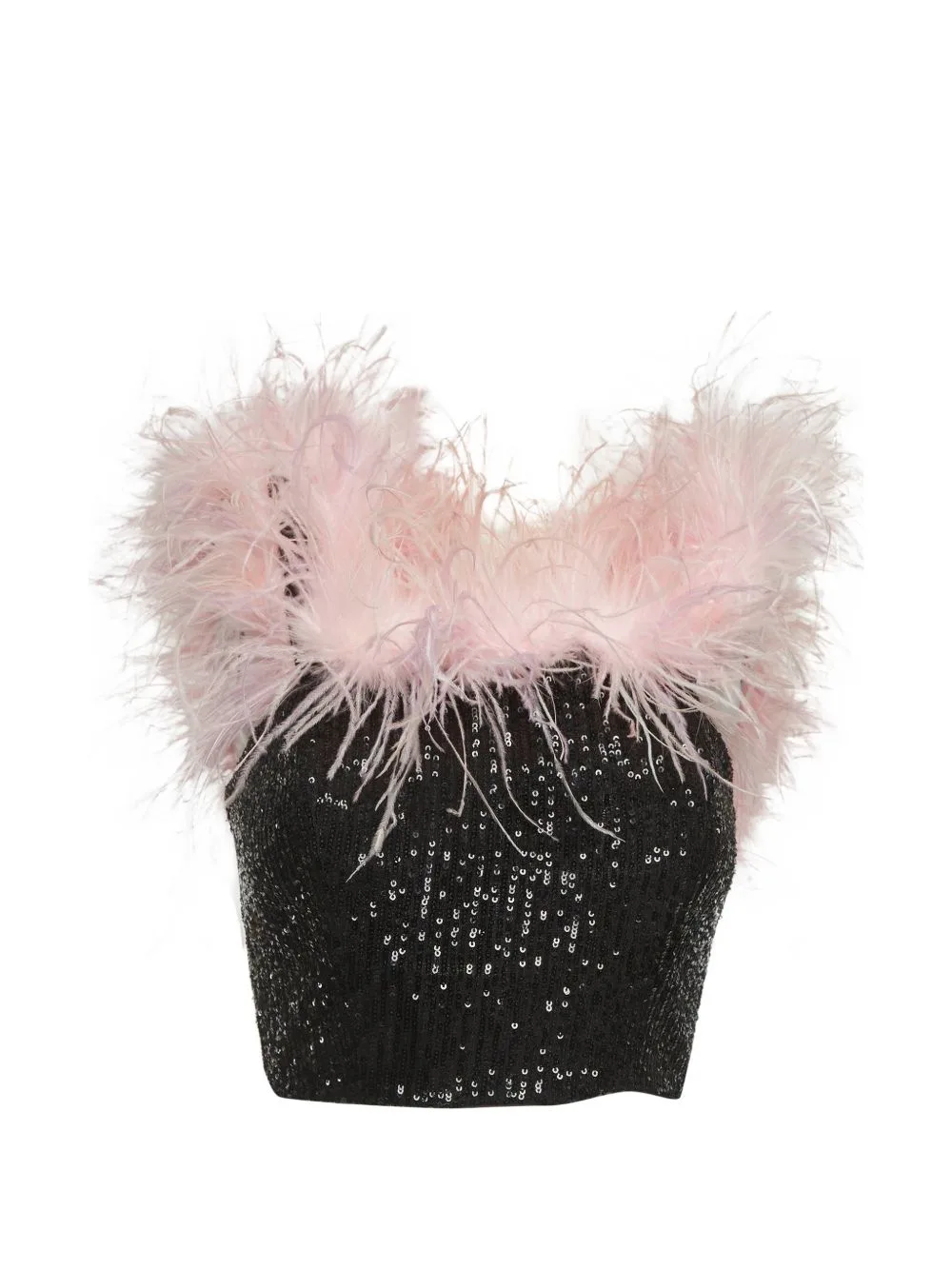 2023 Sequin-Embellished Crop Top by Self-Portrait