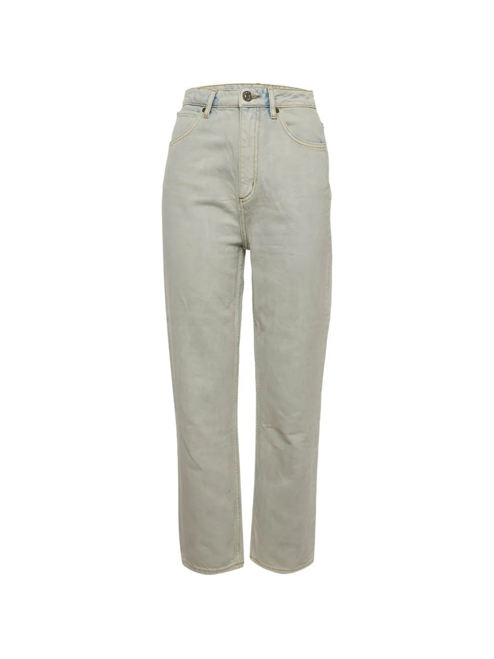 Snow-Wash Straight-Leg Jeans by SANDRO
