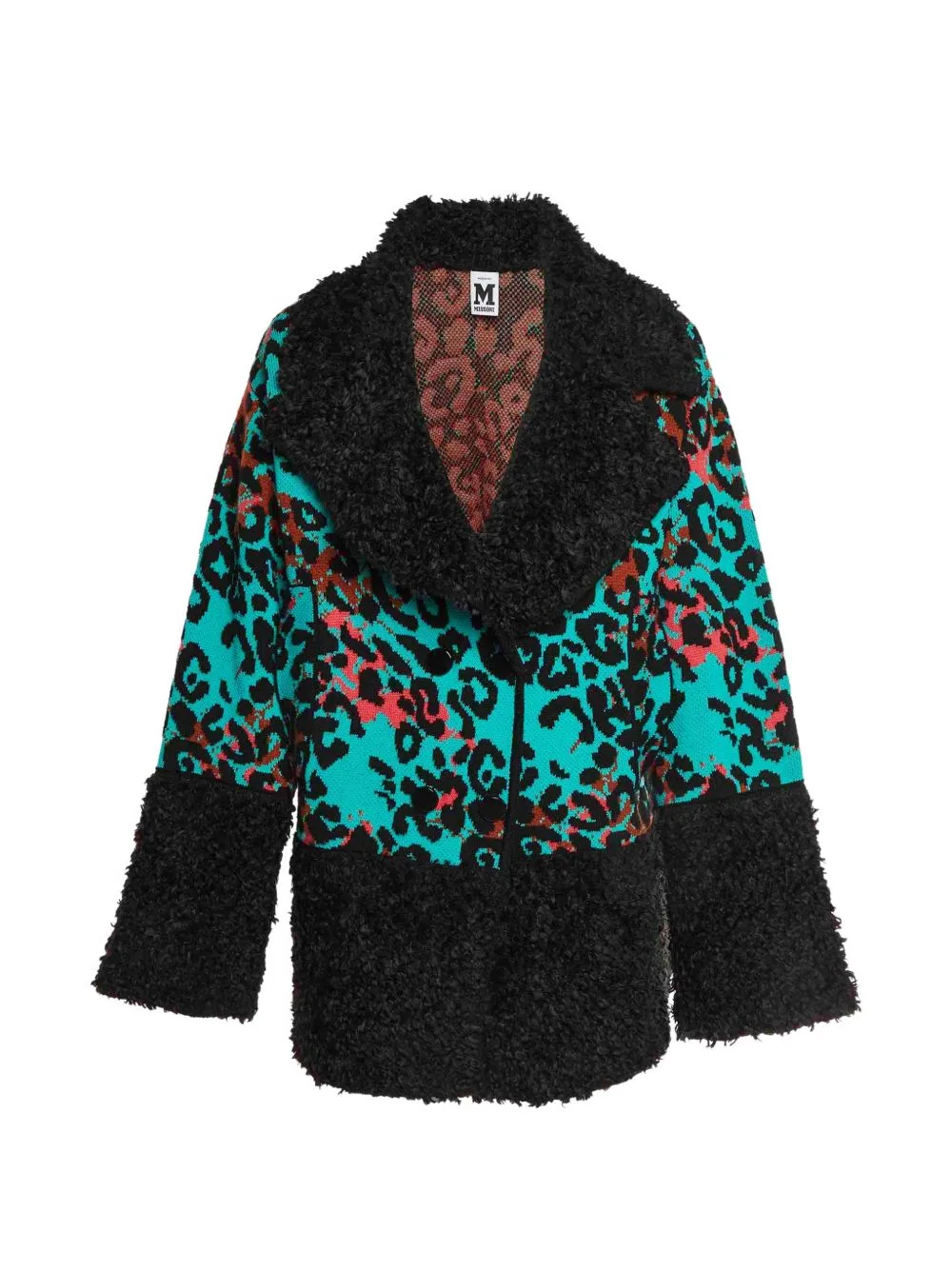 Leopard-Pattern Jacquard-Knit Coat by Missoni Pre-Owned
