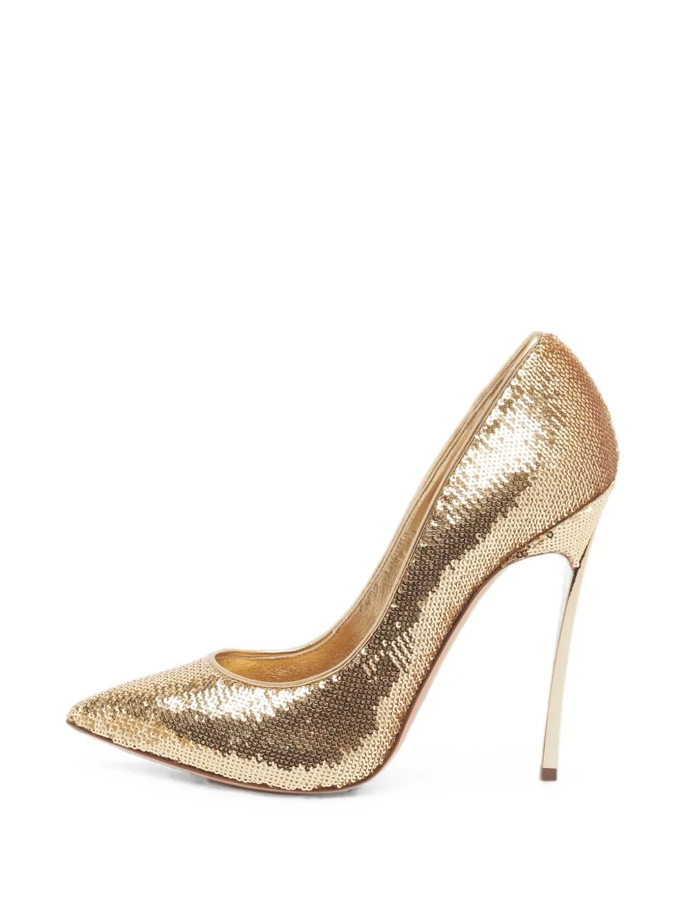 Blade Sequin-Embellished Heeled Pumps by Casadei