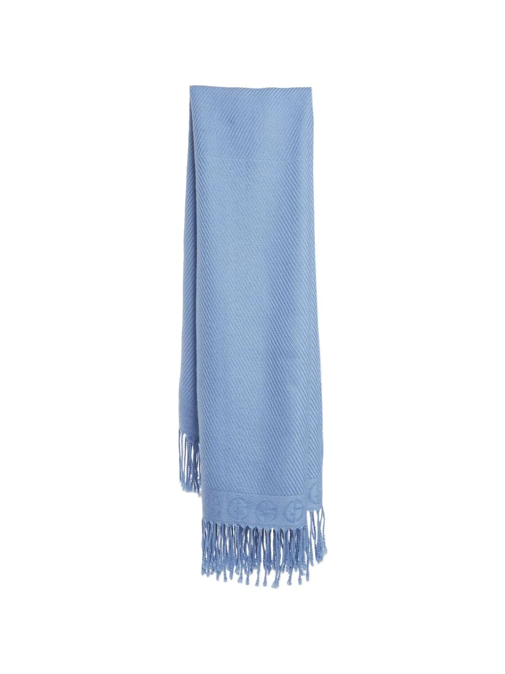 Textured Fringe Shawl by Giorgio Armani Pre-Owned