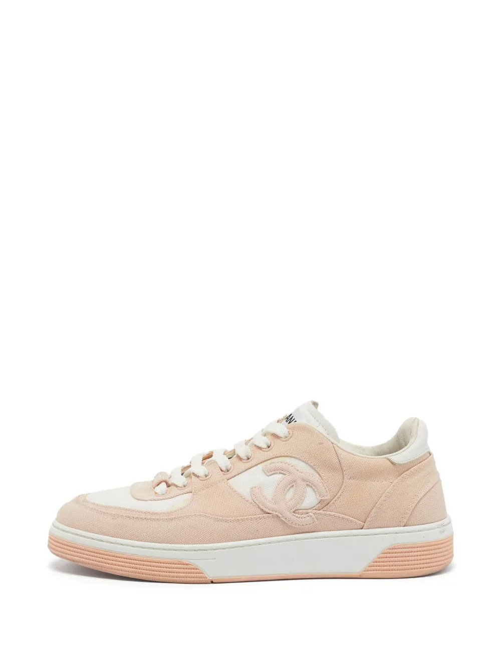 CC Lace-Up Sneakers by CHANEL Pre-Owned