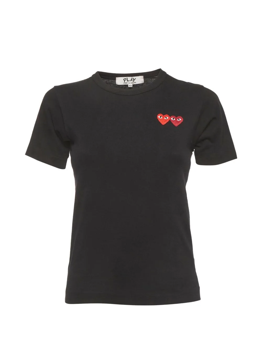 Heart-Embroidered T-Shirt by Comme Des Garçons Play