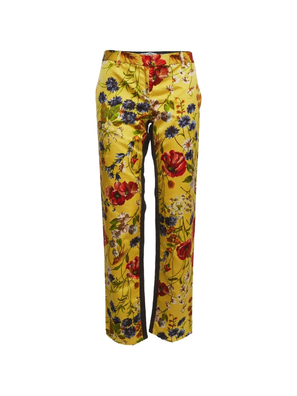 Floral-Print Jeans by Dolce & Gabbana Pre-Owned